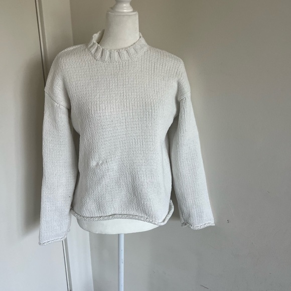 Bershka Off-White Turtleneck Sweater - Picture 1 of 5